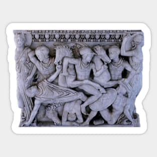 Greek Marble Battle Relief - Image 3 Sticker